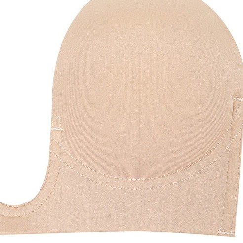Klara - Luxus U-Ausschnitt Klebe-BH in Nude (A–D)
