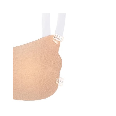 Aurelia - Luxus Push-up Klebe-BH mit transparenten Trägern und Schnürung