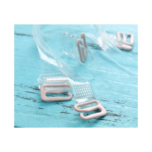 Aurelia - Luxus Push-up Klebe-BH mit transparenten Trägern und Schnürung