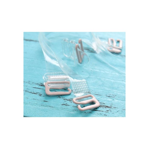 Aurelia - Luxus Push-up Klebe-BH mit transparenten Trägern und Schnürung