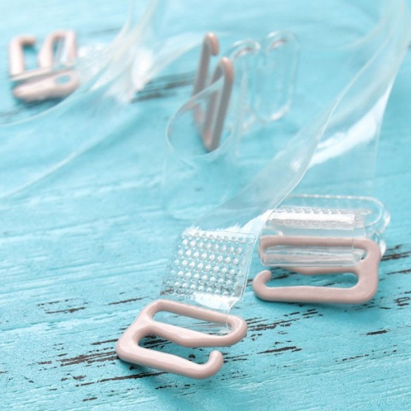 Ava - Luxus Klebe-BH mit abnehmbaren transparenten Trägern und Extra Push-up-Effekt