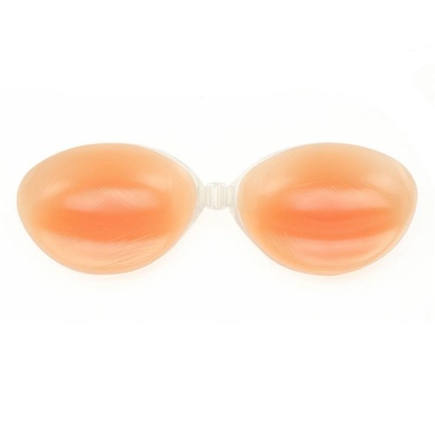 Greta - Gepolsterter Silikon-BH mit transparenten Trägern