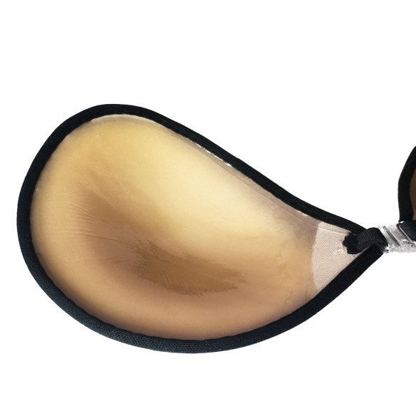 Jade - MaxiLift Push-up Klebe-BH (Schwarz, Cup A–D)