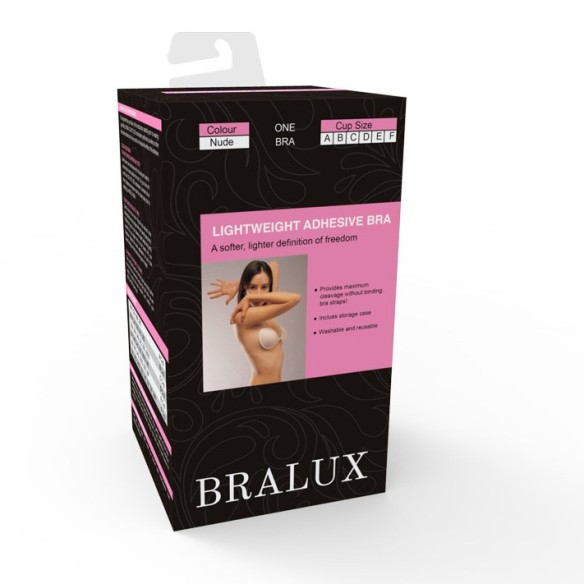 Laila – Luxus Klebe-BH in Weiß, wiederverwendbar & selbstklebend (A–G)