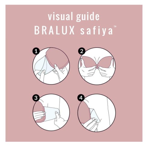 Stella - Klebe-BH mit Bügel & Push-up-Cup, seitliche Flügel (A–DD)