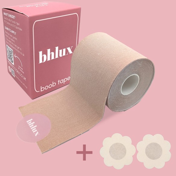 Boob Tape Set - Farbton Hell (inkl. Nipple Covers, starker Halt für A–J)