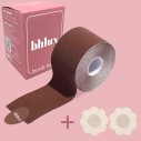 Boob Tape Set - Farbton Ebenholzbraun (Brustlift Tape, Starker Halt für Körbchengrößen A-J)