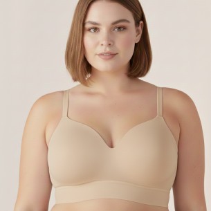 BHLUX Supportive Komfort-BH ohne Bügel - Beige | Shaping & Halt 2