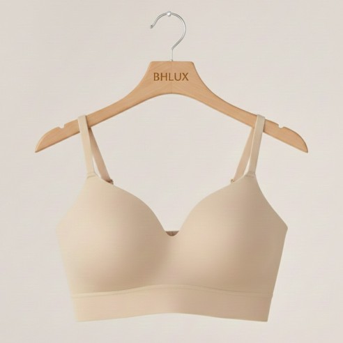 BHLUX Supportive Komfort-BH ohne Bügel - Beige | Shaping & Halt