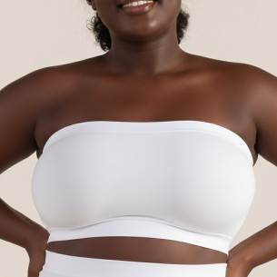 BHLUX® Seamless Bandeau BH ohne Bügel & wandelbare Träger | Komfort BH