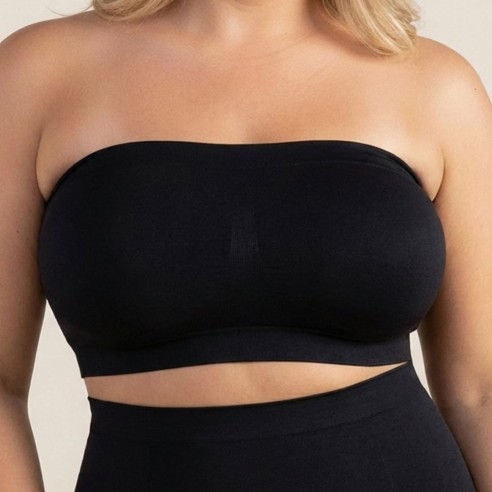 BHLUX® Seamless Bandeau BH ohne Bügel & wandelbare Träger | Komfort BH