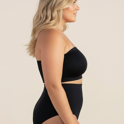 BHLUX® Seamless Bandeau BH ohne Bügel & wandelbare Träger | Komfort BH