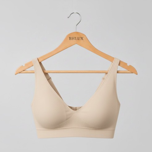 BHLUX® Seamless Bügelloser Komfort-BH Beige