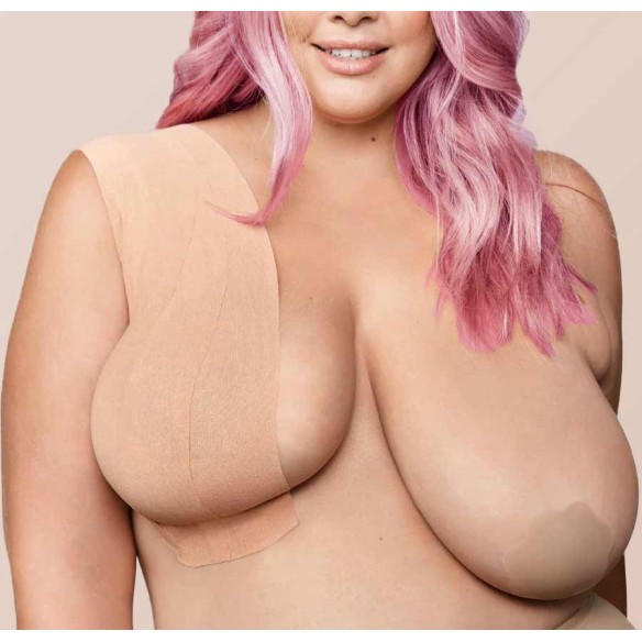 Boob Tape Set - Farbton Hell (inkl. Nipple Covers, starker Halt für A–J)