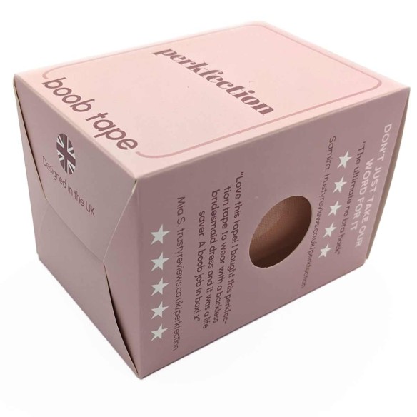 Boob Tape Set - Farbton Mandelbraun (Brustlift Tape, Starker Halt für Körbchengrößen A-J)